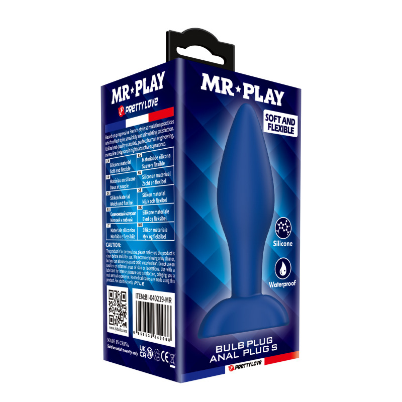 Анальная пробка размер S Mr Play