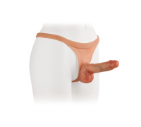 Реалистичный страпон на стрингах с эффектом натуральной кожи VSCN Versatile Extreme Realistic Dildo Pants, 17 см