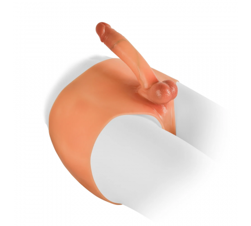 Реалистичный страпон на трусиках с эффектом натуральной кожи VSCN Versatile Extreme Realistic Dildo Pants, 18 см