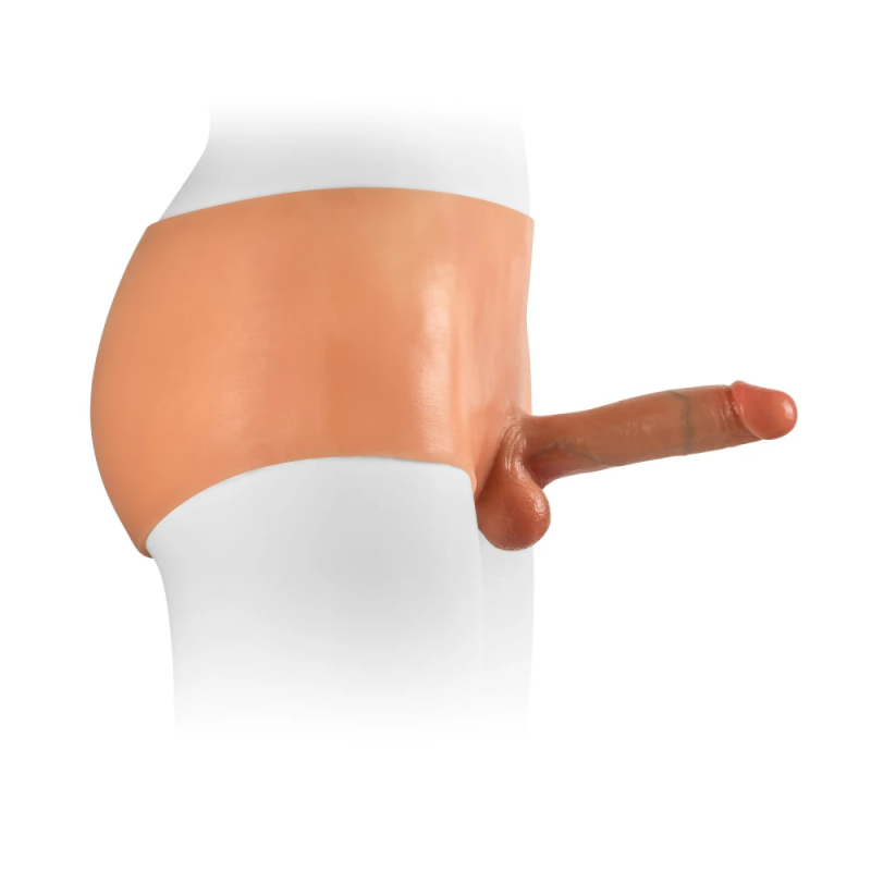 Реалистичный страпон на трусиках с эффектом натуральной кожи VSCN Versatile Extreme Realistic Dildo Pants, 18 см