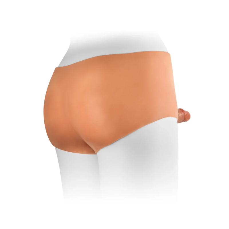 Реалистичный страпон на трусиках с эффектом натуральной кожи VSCN Versatile Extreme Realistic Dildo Pants, 18 см