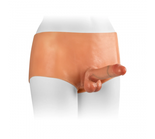 Реалистичный страпон на трусиках с эффектом натуральной кожи VSCN Versatile Extreme Realistic Dildo Pants, 18 см