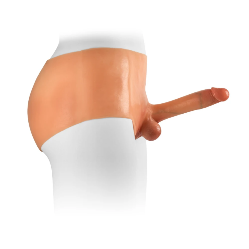 Реалистичный страпон на трусиках с эффектом натуральной кожи VSCN Versatile Extreme Realistic Dildo Pants, 18 см