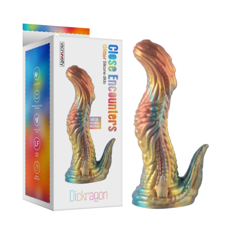 Фаллоимитатор щупальца VSCN Close Encounters Glitter Dickragon, 21 см