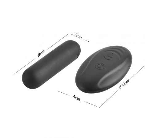 Вибро пуля с пультом ДУ VSCN Pleasure Luxury Mini Rechargeable Bullet Vibrator