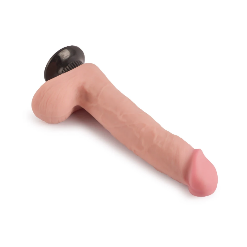 Реалистичный вибратор ультрамягкий 12.5” Extreme Soft Dual Layer Realistic Dildo Vibrator, 32 см