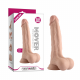 Фаллоимитатор с подвижной кожей VSCN 9'' Sliding Skin Dual Layer Dong-Whole testicles, 22,9 см
