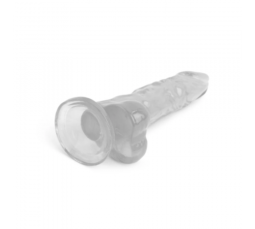 Реалистичный фаллоимитатор прозрачный VSCN 5.3" Mr. Rude -Crystal Jellies Realistic Dildo Clear, 13,5 см