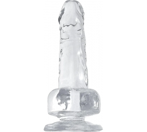 Реалистичный фаллоимитатор прозрачный VSCN 5.3" Mr. Rude -Crystal Jellies Realistic Dildo Clear, 13,5 см