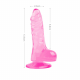 Реалистичный фаллоимитатор розовый VSCN 5.3" Mr. Rude -Crystal Jellies Realistic Dildo Pink, 13,5 см