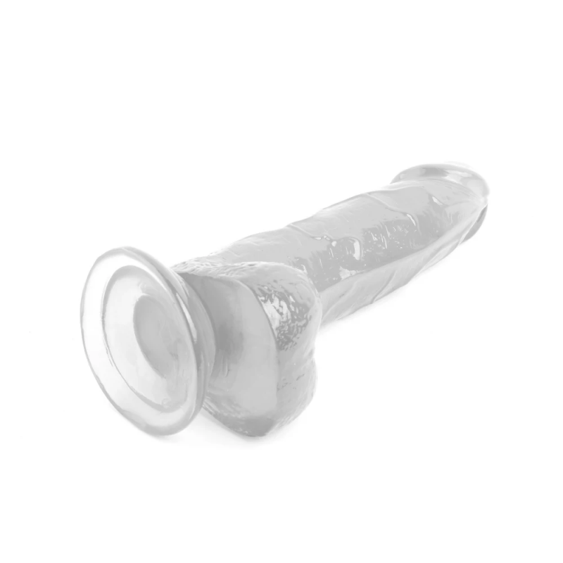 Реалистичный фаллоимитатор прозрачный VSCN 7.9 " Mr. Rude -Crystal Jellies Realistic Dildo Clear, 20,1 см