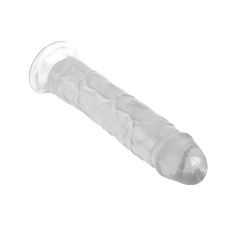 Реалистичный фаллоимитатор прозрачный VSCN 8.5 " Mr. Rude -Crystal Jellies Realistic Dildo Clear, 21,6 см