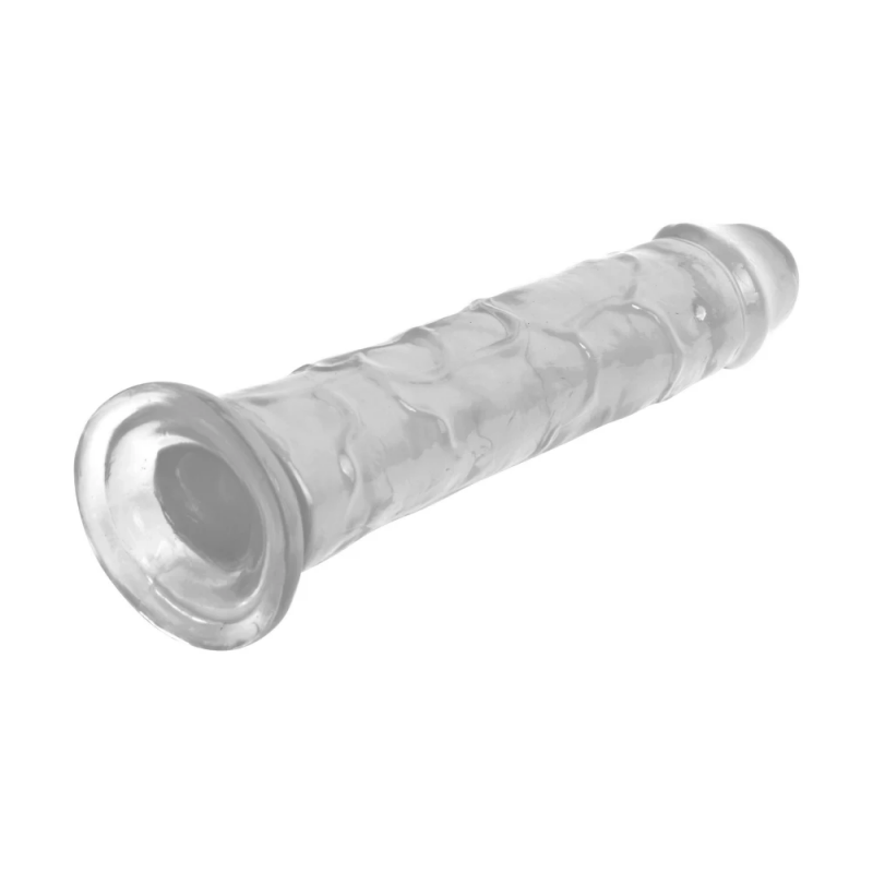 Реалистичный фаллоимитатор прозрачный VSCN 8.5 " Mr. Rude -Crystal Jellies Realistic Dildo Clear, 21,6 см