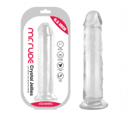 Реалистичный фаллоимитатор прозрачный VSCN 8.5 " Mr. Rude -Crystal Jellies Realistic Dildo Clear, 21,6 см