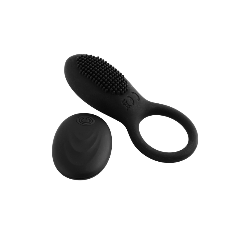 Эрекционное кольцо с мощной вибрацией и пультом ДУ VSCN Pleasure Luxury Cock Ring