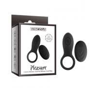 Эрекционное кольцо с мощной вибрацией и пультом ДУ VSCN Pleasure Luxury Cock Ring