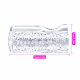 Прозрачный мастурбатор с вибрацией VSCN Ice Girl Textured Sensation Stroker