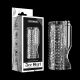 Прозрачный мастурбатор с вибрацией VSCN Ice Girl Textured Sensation Stroker
