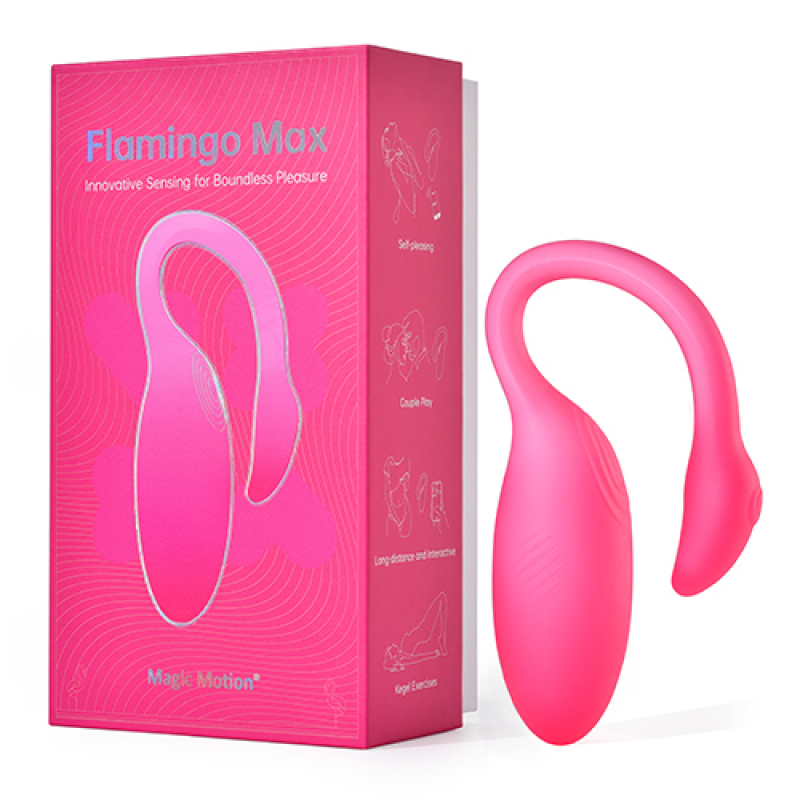 Вибро-яйцо фламинго управление со смартфона Magic Motion Flamingo Max Pink
