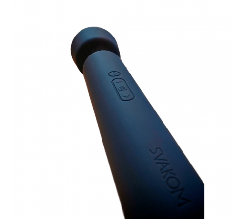 Вибро-маcсажер со сменной насадкой, управление со смартфона SVAKOM EMMA NEO 2 Royal Blue