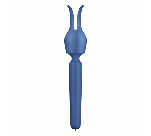 Вибро-маcсажер со сменной насадкой, управление со смартфона SVAKOM EMMA NEO 2 Royal Blue
