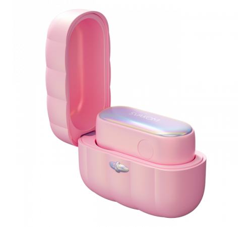 Мини вакуумно-волновой стимулятор клитора в кейсе управление со смартфона SVAKOM Pink Erji App