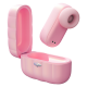 Мини вакуумно-волновой стимулятор клитора в кейсе управление со смартфона SVAKOM Pink Erji App
