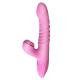 Вибратор с вакуумной стимуляцией и подогревом Sucking Rabbit Vibrator