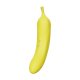 Вакуумный вибро-стимулятор 2 в 1 Banana Orgasm