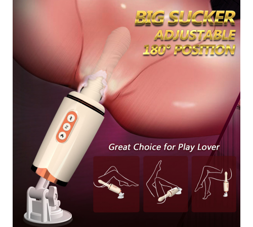 Секс-машина с подогревом Dibe Dildo Machine