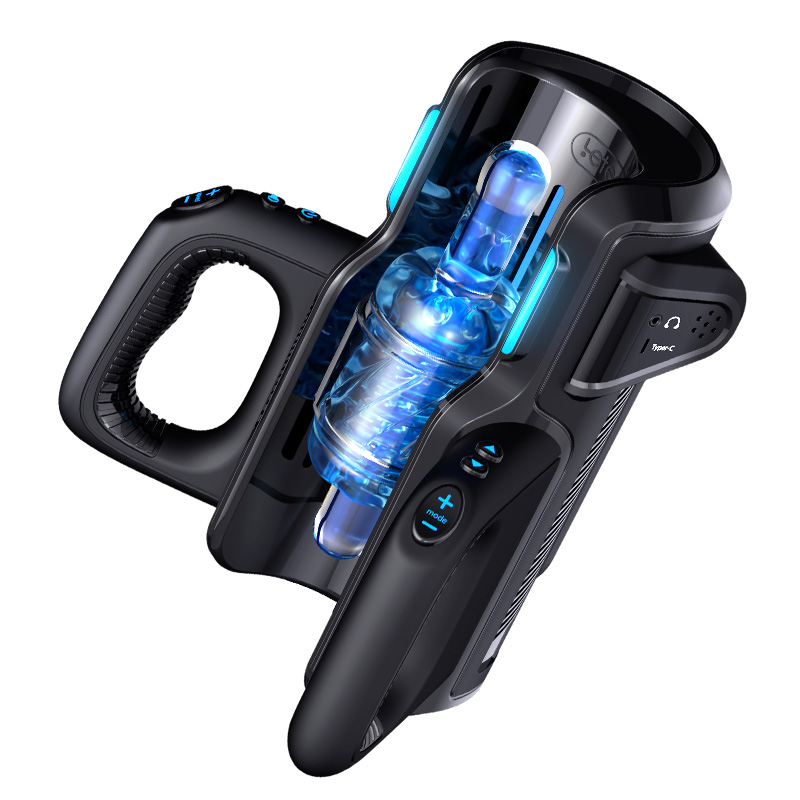 Автоматический мастурбатор с держателем для телефона Leten Thrusting-PRO Cannon King