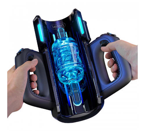 Автоматический мастурбатор с держателем для телефона Leten Thrusting-PRO Cannon King