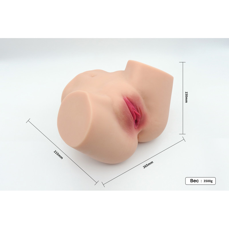 Мастурбатор вагина и попка с вибрацией и стонами Yeah Plump Body, 3,5 кг