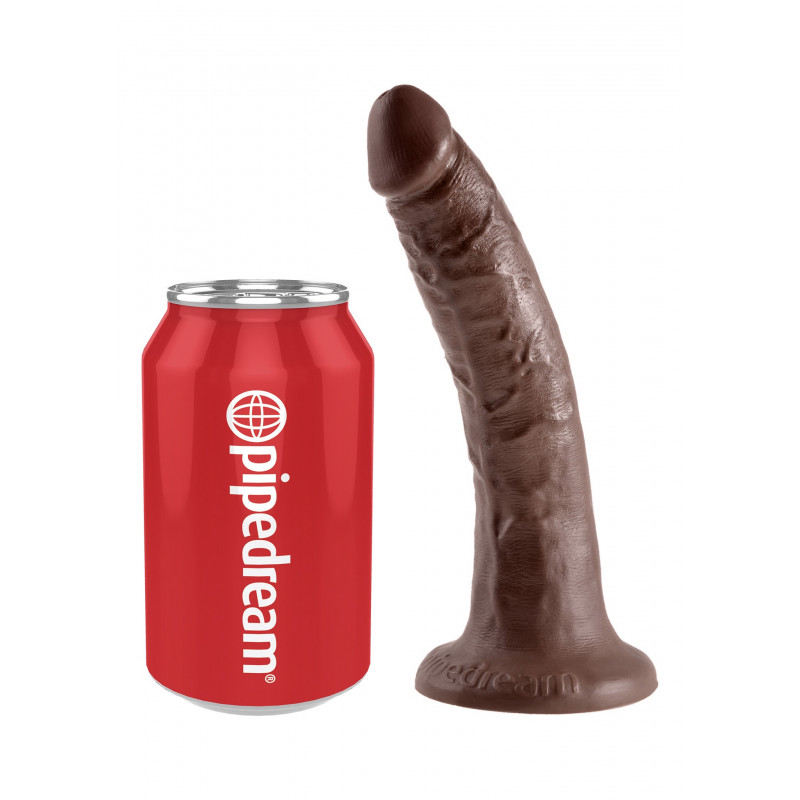 Реалистичный фаллоимитатор на присоске PipeDream Cock 7 Inch Brown skin tone, 18 см