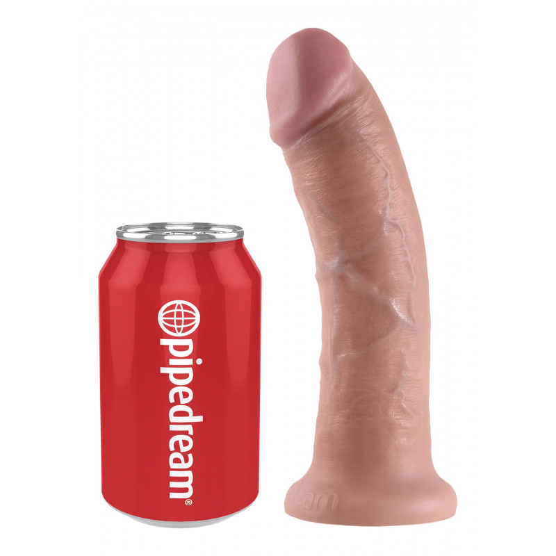 Реалистичный фаллоимитатор на присоске Pipedream King Cock - 8' Cock light skin, 21 см