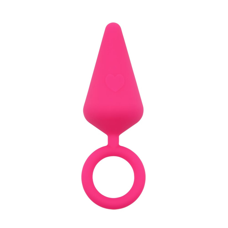 Анальная пробка-плаг размер M Candy Plug, розовый