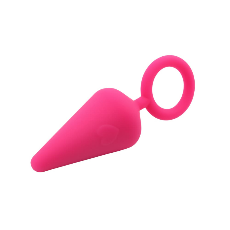Анальная пробка-плаг размер M Candy Plug, розовый