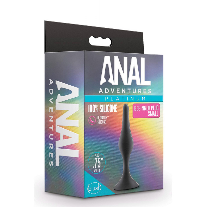 Анальная пробка для начинающих ANAL ADVENTURES PLATINUM SILICONE BEGINNER