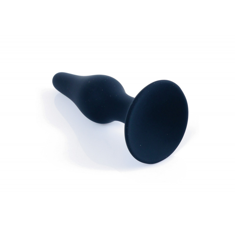 Анальная пробка-плаг размер M Silicone Plug Black, черный