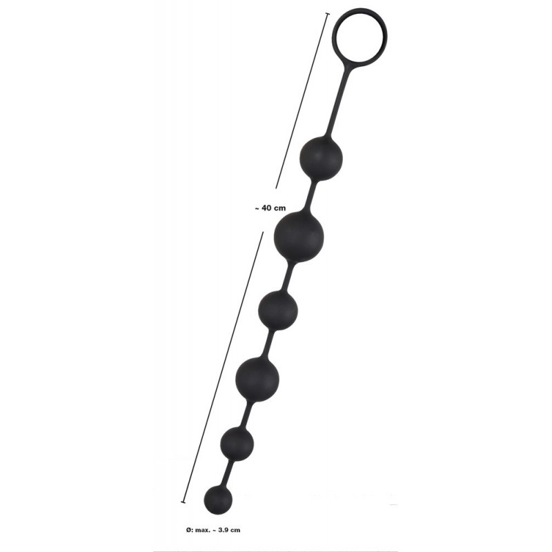 Анальные шарики Black Velvets Anal Beads