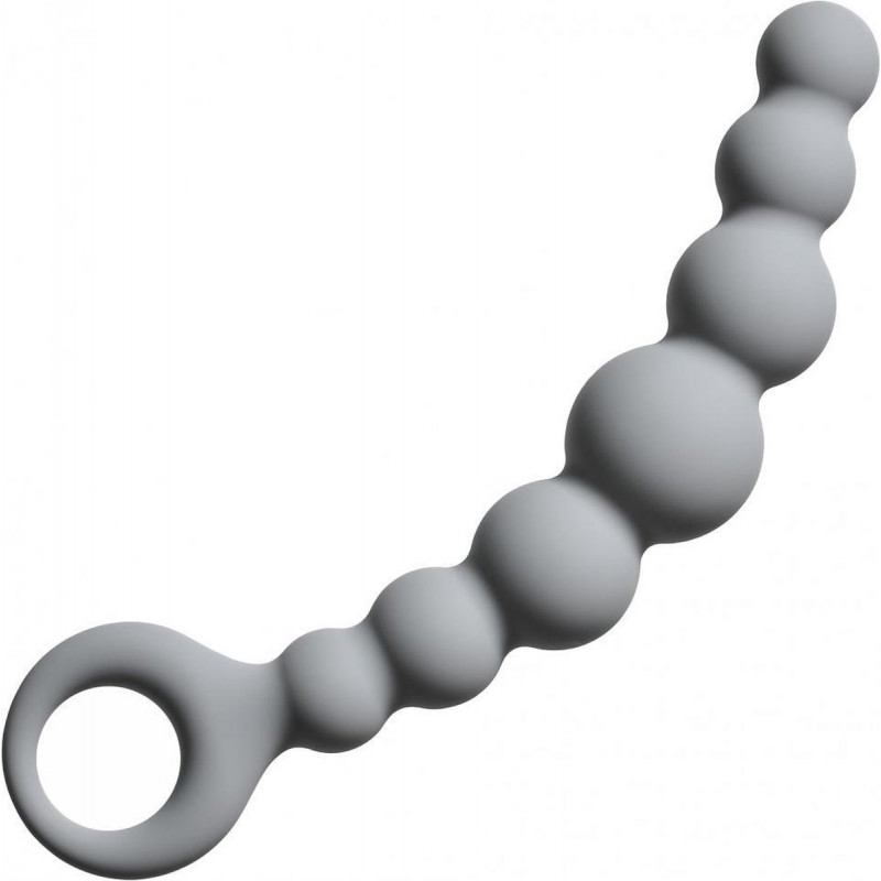 Анальные шарики Anal Beads Flexible Wand Grey